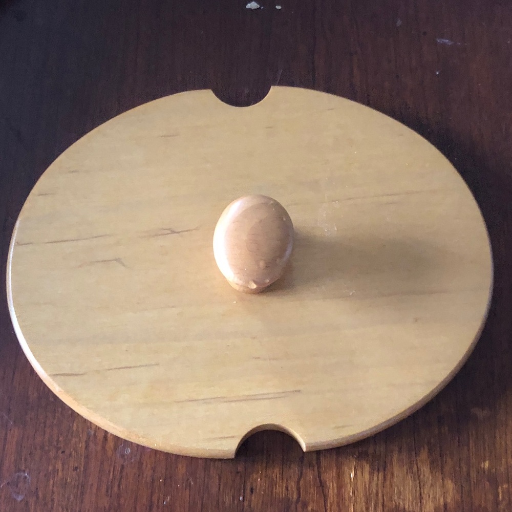 Longaberger Woodcraft Lid 59820 LID- 1999 Horizon of Hope